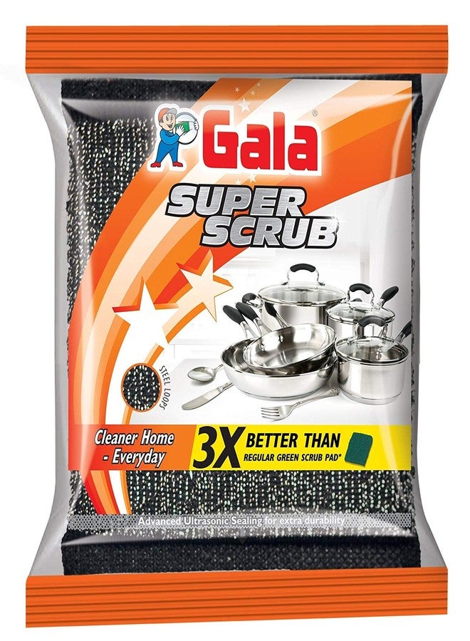 Gala Super Scrub Set (Black, Pack of 16) - Image 5